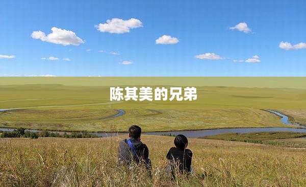 陈其美的兄弟