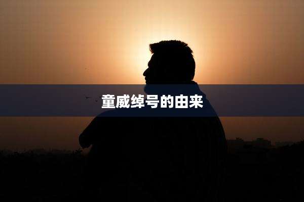 童威绰号的由来