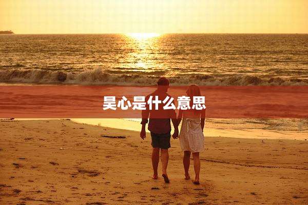昊心是什么意思