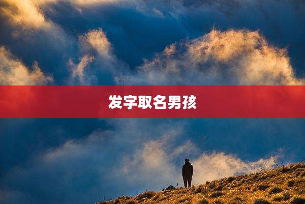 发字取名男孩