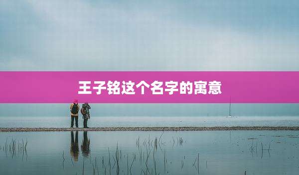 王子铭这个名字的寓意