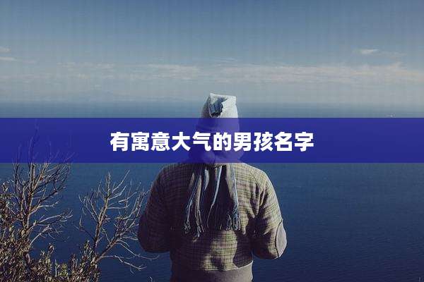 有寓意大气的男孩名字