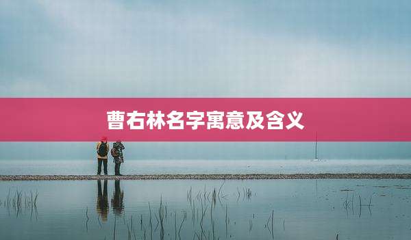 曹右林名字寓意及含义