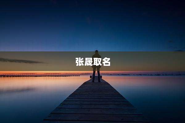 张晟取名