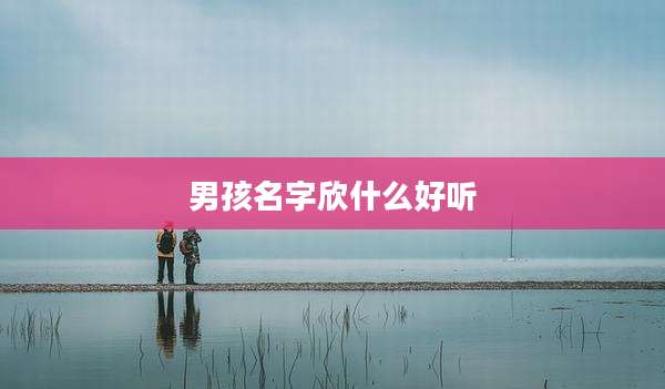 男孩名字欣什么好听