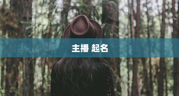 主播 起名