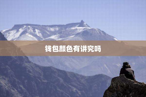 钱包颜色有讲究吗