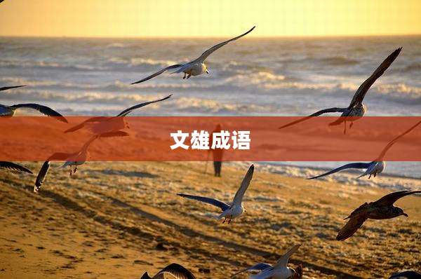 文雄成语