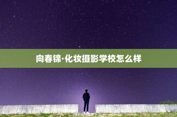 向春锦·化妆摄影学校怎么样