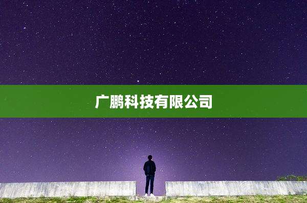 广鹏科技有限公司