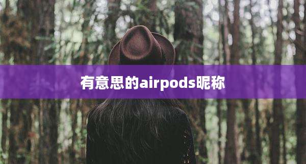 有意思的airpods昵称