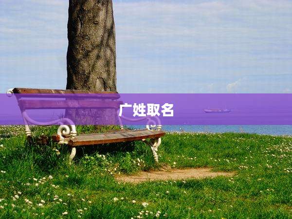 广姓取名