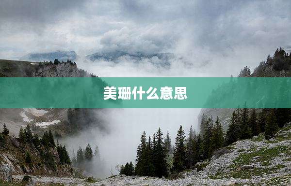 美珊什么意思