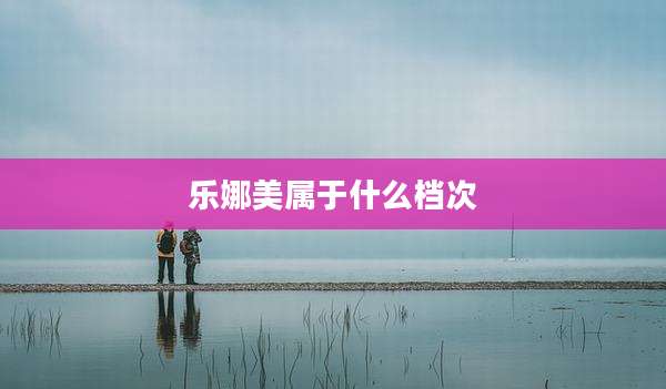 乐娜美属于什么档次