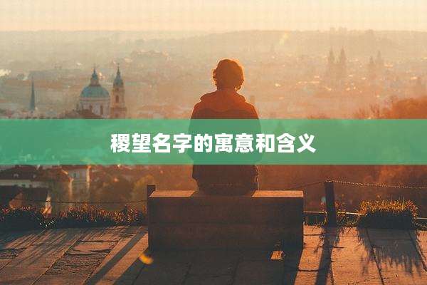 稷望名字的寓意和含义