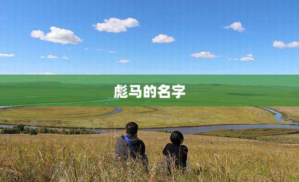 彪马的名字