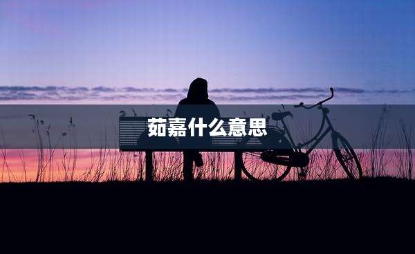 茹嘉什么意思