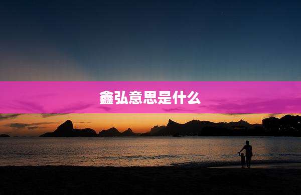 鑫弘意思是什么