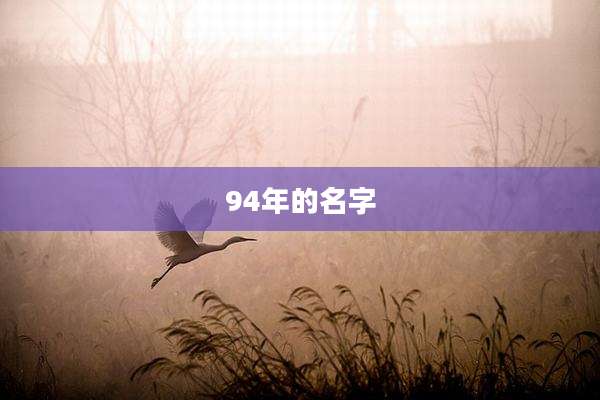 94年的名字