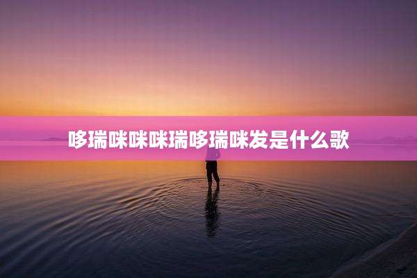 哆瑞***咪瑞哆瑞咪发是什么歌