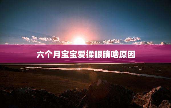 六个月宝宝爱揉眼睛啥原因