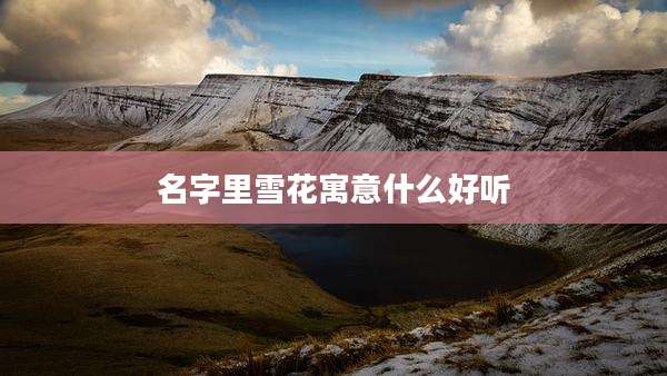 名字里雪花寓意什么好听