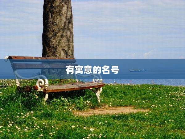 有寓意的名号