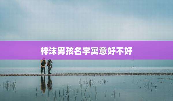 梓沫男孩名字寓意好不好