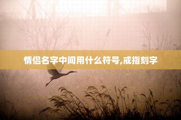 情侣名字中间用什么符号,戒指刻字