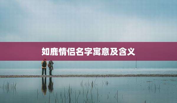 如鹿情侣名字寓意及含义