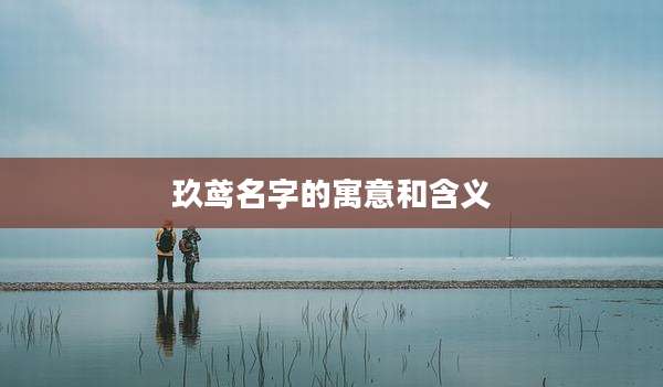玖鸢名字的寓意和含义
