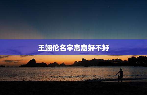 王翊伦名字寓意好不好