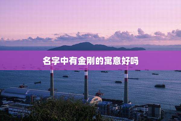 名字中有金刚的寓意好吗