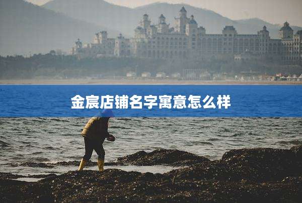 金宸店铺名字寓意怎么样