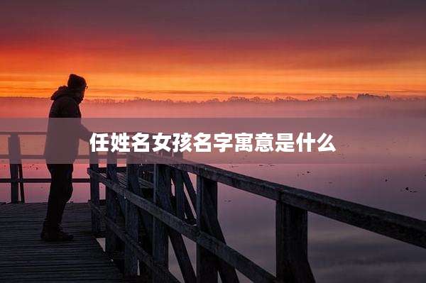 任姓名女孩名字寓意是什么
