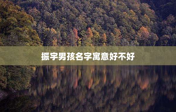 振宇男孩名字寓意好不好