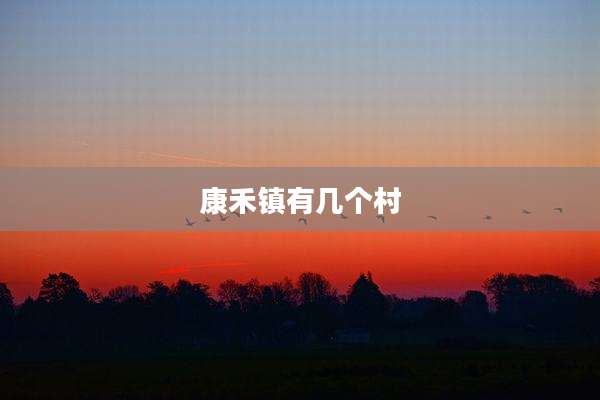 康禾镇有几个村