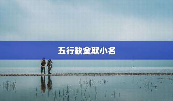五行缺金取小名