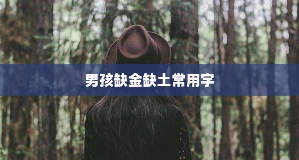 男孩缺金缺土常用字