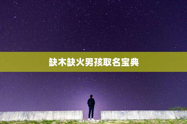 缺木缺火男孩取名宝典
