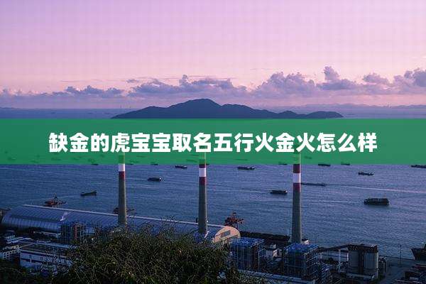 缺金的虎宝宝取名五行火金火怎么样