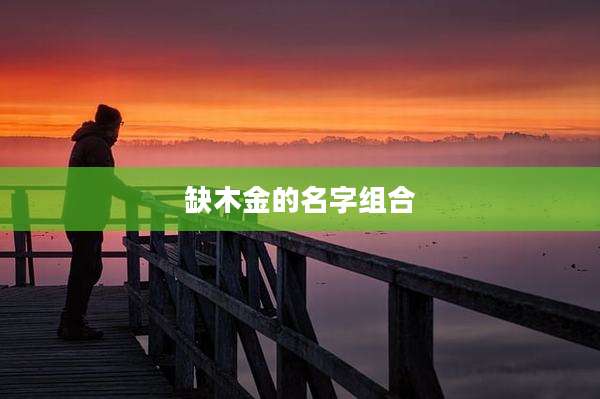 缺木金的名字组合