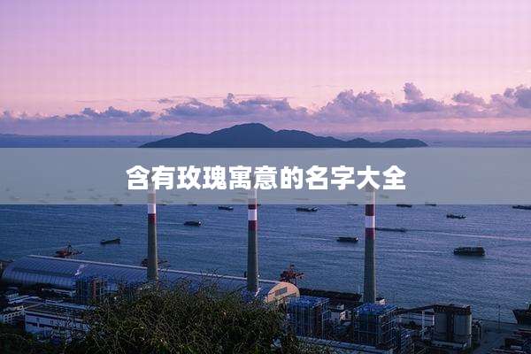 含有玫瑰寓意的名字大全