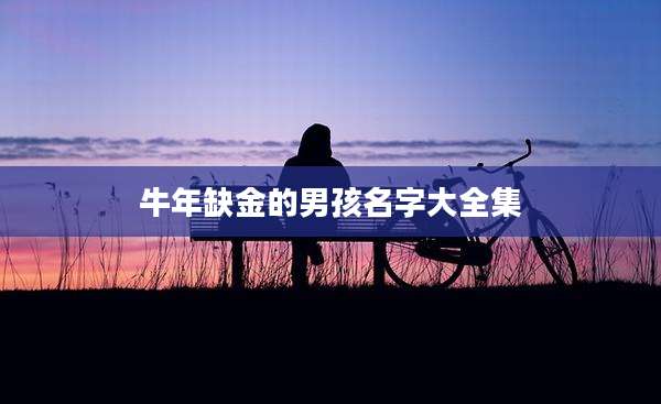 牛年缺金的男孩名字大全集