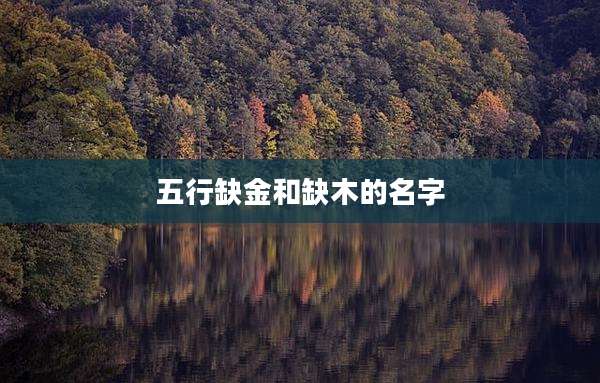 五行缺金和缺木的名字