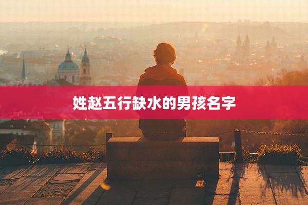姓赵五行缺水的男孩名字