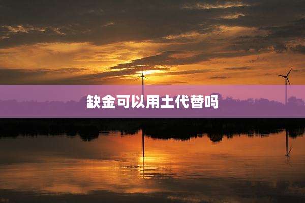 缺金可以用土代替吗