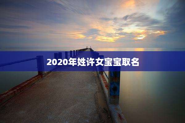 2020年姓许女宝宝取名