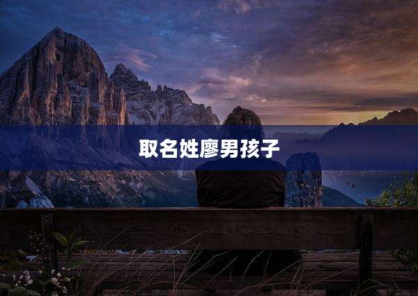 取名姓廖男孩子