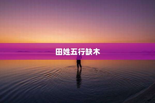 田姓五行缺木
